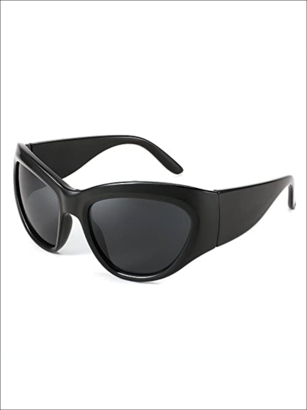 Oversized Shield Wrap Around Sunglasses UV400 Medium